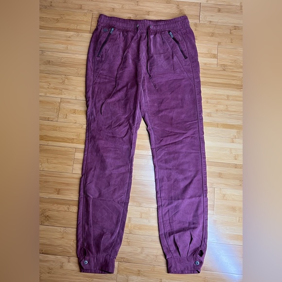 edc Since 98 womens maroon Drawstring Casual button hem pants w/pocket|SZ:32 Reg - Picture 3 of 16